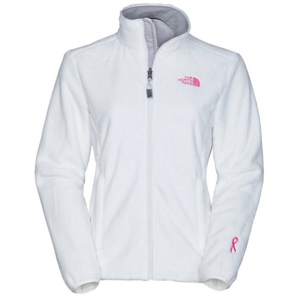 North Face White Breast Cancer Awareness Fleece
